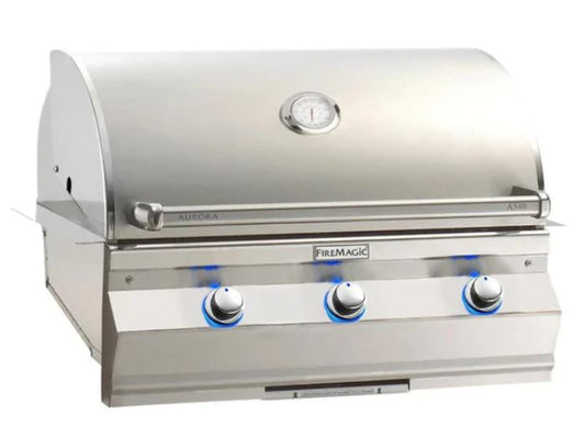 FM A540i Aurora 30" Built-In Grill with Analog Thermometer, NG - A540I7EAN - Chimney Cricket