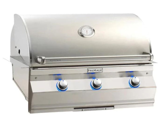 FM A540i Aurora 30" Built-In Grill with Analog Thermometer and Infrared Burner, LP - A540I7LAP - Chimney Cricket
