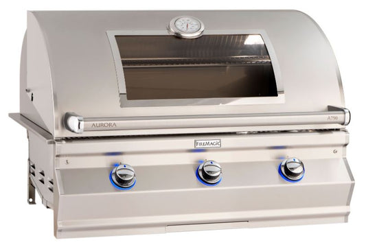 FM A790i Aurora 36" Built-In Grill with Analog Thermometer and Magic View Window, NG - A790I7EANW - Chimney Cricket