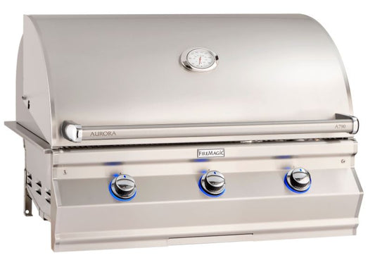 FM A790i Aurora 36" Built-In Grill with Analog Thermometer and Infrared Burner, NG - A790I7LAN - Chimney Cricket