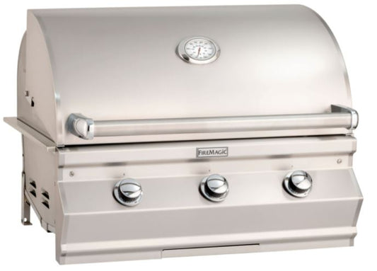 FM Choice C540i 30" Built-In Grill with Analog Thermometer, NG - C540IRT1N - Chimney Cricket