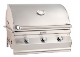 FM Choice Multi-User CM540i 30" Built-In Grill with Analog Thermometer and 1-Hour Timer, LP - CM540IRT1P - Chimney Cricket