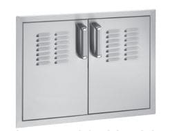 FM Premium Double Access Doors with Louvers (21 x 30) - Chimney Cricket