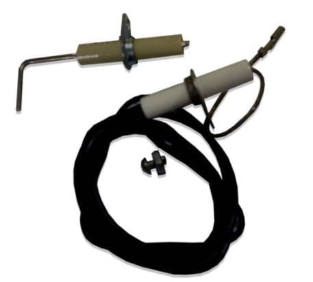 FM Backburner Igniter Electrode with Wire (Single Rod) for Legacy (Pre 2001) Grills - 419968 - Chimney Cricket