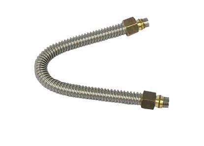 FM 15.5" Flex Tube with Fittings for Right and Backburner Gas Line - 303002 ** - Chimney Cricket