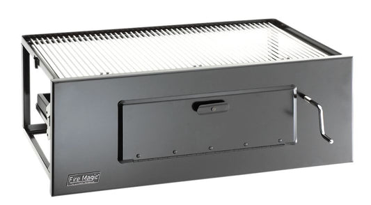 FM Legacy 32" Charcoal Lift-A-Fire Built-In Grill - Chimney Cricket