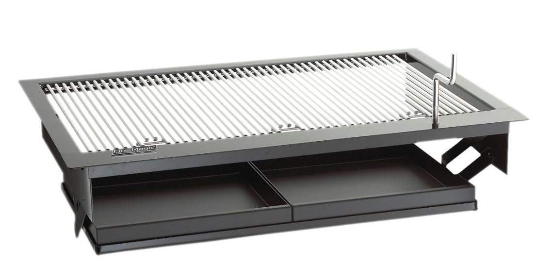 FM Legacy 24" Charcoal Firemaster Drop-In Grill - Chimney Cricket