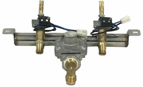 FM Manifold with Valves and Fittings for Double Side Burner - 328122 ** - Chimney Cricket