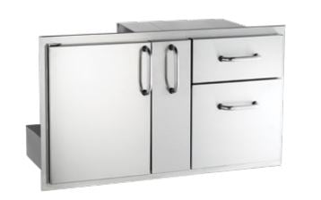 FM Select Access Door with Platter Storage and Double Drawer (18½ x 36½) ** - Chimney Cricket