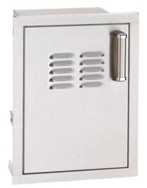 FM Premium Single Access Door with Tank Tray and Louvers (21 x 14½) - LH - Chimney Cricket
