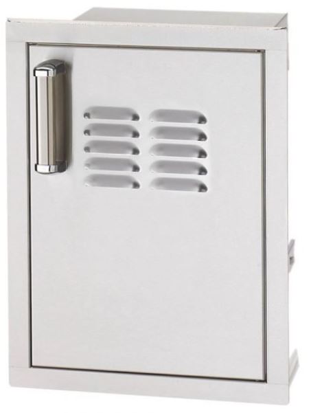FM Premium Single Access Door with Tank Tray and Louvers (21 x 14½) - RH - Chimney Cricket