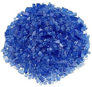 HPC Cobalt Blue Decorative Firepit Glass - Chimney Cricket