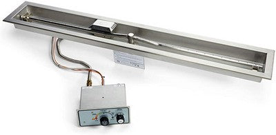 HPC 36" Push Button/Flame Sense NG Linear Trough Insert - Chimney Cricket