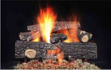 Majestic 18" Fireside Realwood Refractory Cement Log Set - Chimney Cricket