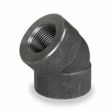 Forged Steel 45 Degree Elbow, Sch.80, Class 3000, 3/4" - Chimney Cricket
