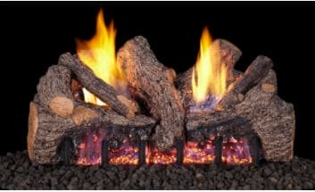RHP 18" Vent Free Foothill Oak Standard Logs - Chimney Cricket