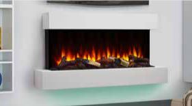 Simplifire 43" Floating Mantel Kit - SFFM43WH - Chimney Cricket