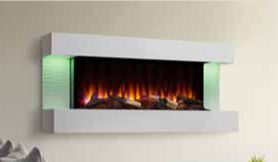 Simplifire 50" Floating Mantel Kit - SFFM50WH - Chimney Cricket