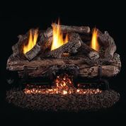 RHP Charred Aged Split 24" Bottom Rear Log ** - Chimney Cricket