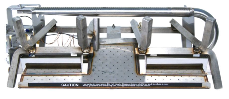 RHP 24/30" G10 Electronic IPI Stainless Steel Burner with Remote - NG - Chimney Cricket