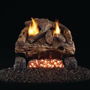 RHP 16/18" Vent Free Evening Fyre Split SEE-THRU Logs - Chimney Cricket