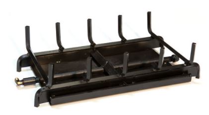 Grand Canyon 48" Assembled 2 See-Thru Burner - Modulating Millivolt with Remote - NG - Chimney Cricket