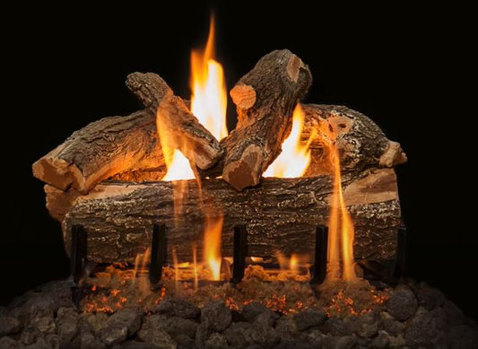 Grand Canyon 21" Arizona Weathered Oak 6-Piece Log Set - Chimney Cricket