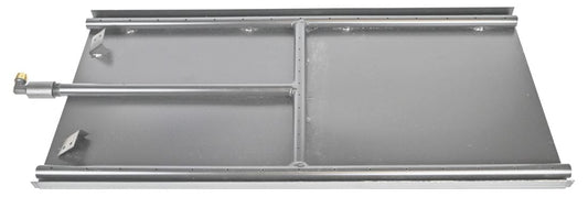 Grand Canyon 30" x 12" H-Style Stainless Steel Pan Burner - NG - GLASSBRN30/12HSS - Chimney Cricket