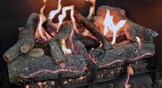 Grand Canyon 24" GlowFire Arizona Weathered Oak Charred Logs - Chimney Cricket