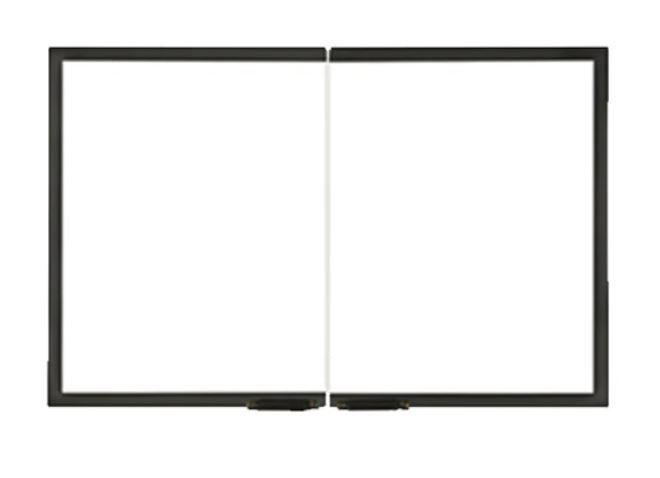 Majestic 42" Gasketed Glass Door - Black - Chimney Cricket