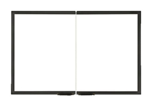 Majestic 36" Gasketed Glass Door - Black - Chimney Cricket