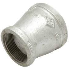 1/2" x 3/8" Galvanized Steel Reducing Coupling (G119FE)  GS98R-86 - Chimney Cricket