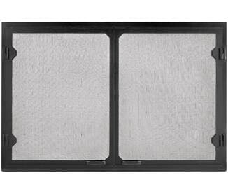 Majestic Grand Vista Cabinet Style Mesh Doors - Black - Chimney Cricket