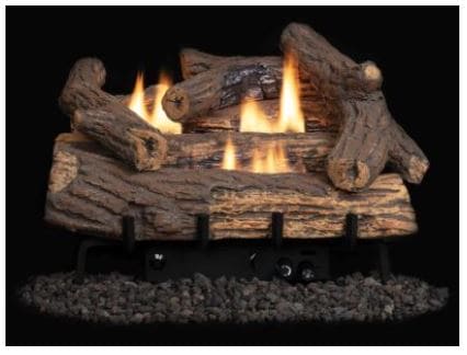 Superior F4638 24" Golden Oak Ceramic Fiber Logs - Chimney Cricket