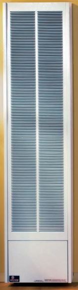 Empire 25,000 BTU White Gravity Wall Furnace with Millivolt Control, LP - Chimney Cricket