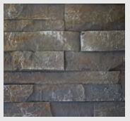 Grey Appalachian Ledgestone Brick Panel - Chimney Cricket