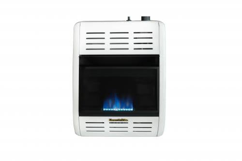 10K BTU Natural Gas Blue Flame Heater White