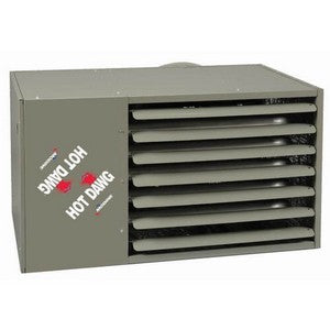 Modine Hot Dawg Garage Heater - 60K BTU/Direct Spark Ignition/NG/Blower/Single Stage w/Aluminized Steel Heat Exchanger - Chimney Cricket