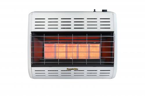 30K BTU Natural Gas Radiant Heater White