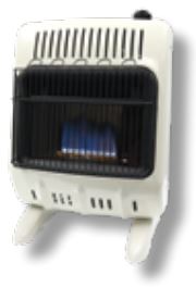 HeatStar 10,000 BTU Blue Flame Vent Free Wall Heater with Manual Control, NG - F155550 - Chimney Cricket