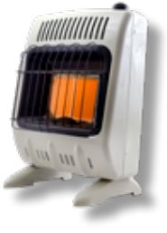 HeatStar 10,000 BTU Infrared Vent Free Wall Heater with Thermostat Control, LP - F156001 - Chimney Cricket