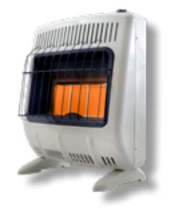 HeatStar 20,000 BTU Infrared Vent Free Wall Heater with Thermostat Control, NG - F156041 - Chimney Cricket