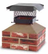 HY-C Black Painted Galv Cover - Chimney Cricket