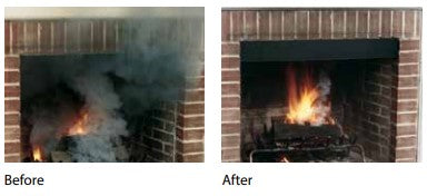 HY-C Black Smoke Guard, 4" Height - Chimney Cricket