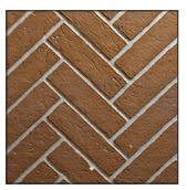 WMH Smoked Herringbone Brick Liner for BVP42 - Chimney Cricket