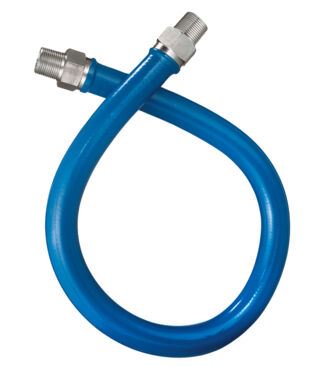 Food Service Hose, 3/4" X 36" Dormont "BLUE HOSE" Antimicrobial PVC Coated, Safety System for Movable Appliances, 0241095 - Chimney Cricket