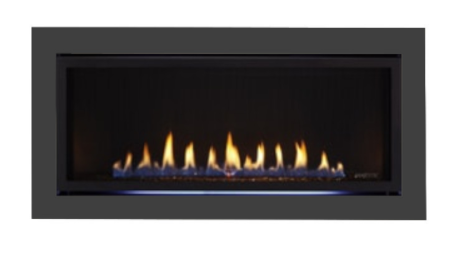 Majestic Jade 42" Direct Vent Gas Fireplace with IntelliFire Touch Ignition System, LP - Chimney Cricket
