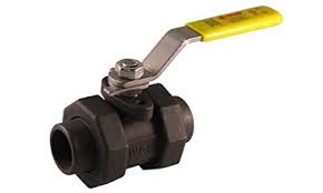 Valve, 1-1/2" Full Port Ball Valve, Double Union Ends, Socket Weld Connection, 3000# WOG, Jomar, (CS4) - Chimney Cricket