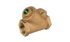 Check Valve, 2" Bronze, Swing Check Valve, Threaded "Y" Pattern, Jomar, 105-308 (CS5) - Chimney Cricket