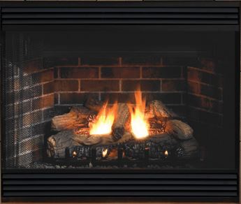 WMH Keystone Louvered Face B-Vent Fireplace Premium 42 with Electronic Valve, NG ** - Chimney Cricket